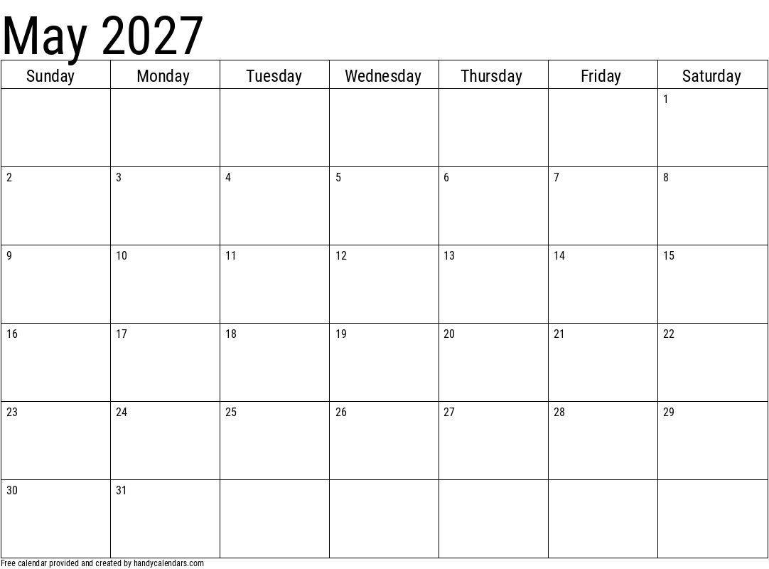 2027 may calendar 3