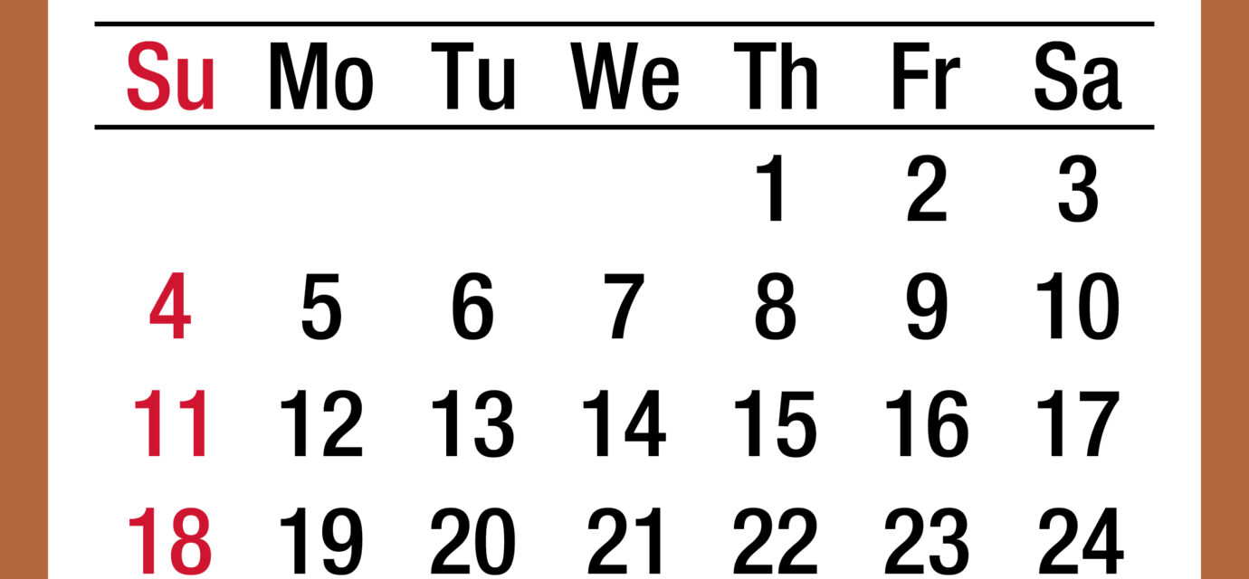 Calendar 2024 August With Holidays Beige SS 001