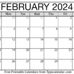 February 2024 Calendar