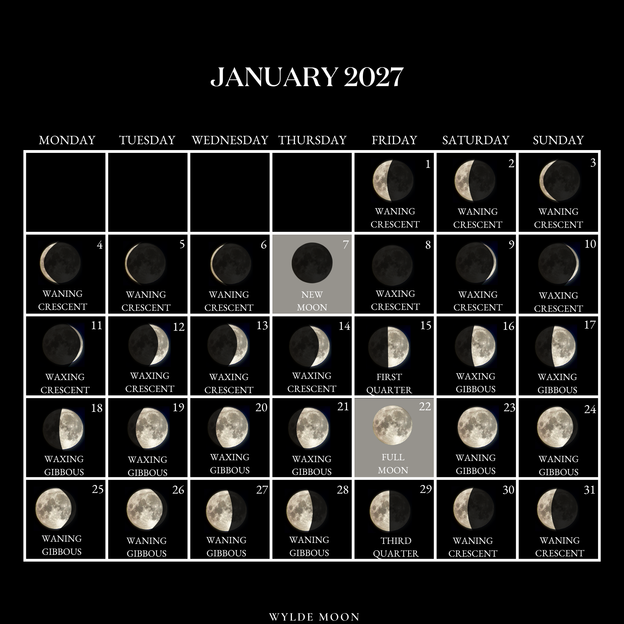 JANUARY 2027 1