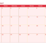 calendario febrero 2027 cherry 5664 15