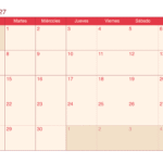 calendario junio 2027 cherry 5700 15