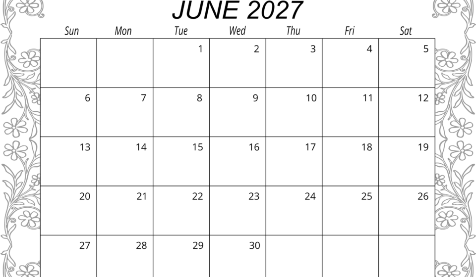 free printable monthly calendar june 2027 fefefe 999999 1