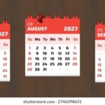 july august september calendar 2027 260nw 2746398631