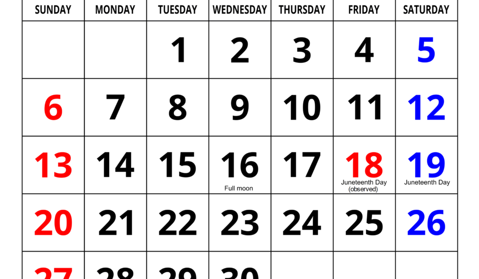 large print june 2027 calendar fefeff fefefe 12