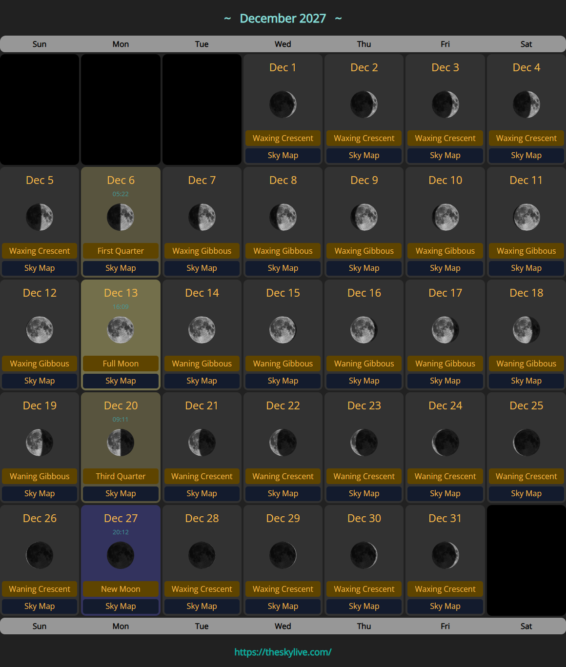 moon calendar 2027 12 2